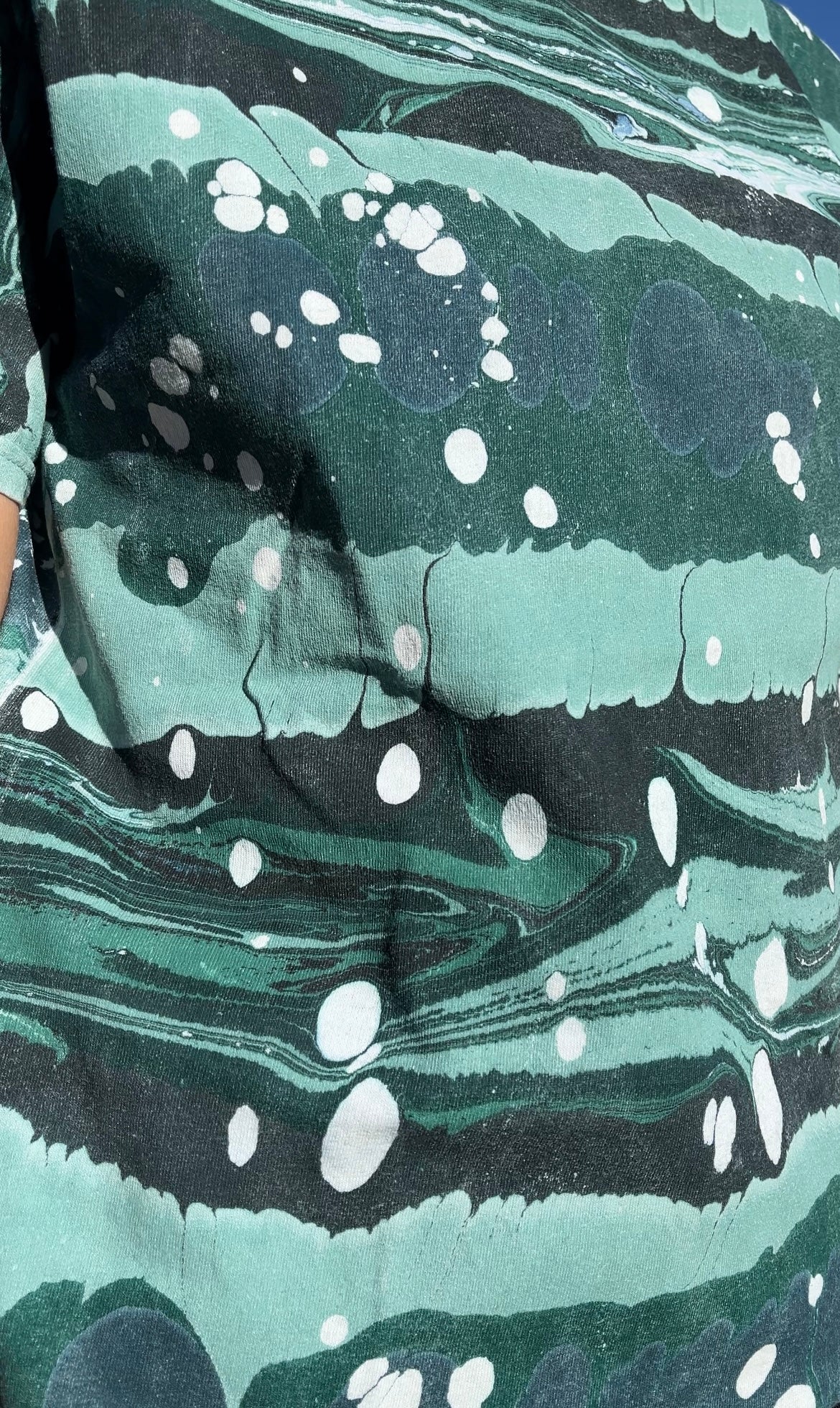 Marbled Tee: Snorkeler (small)