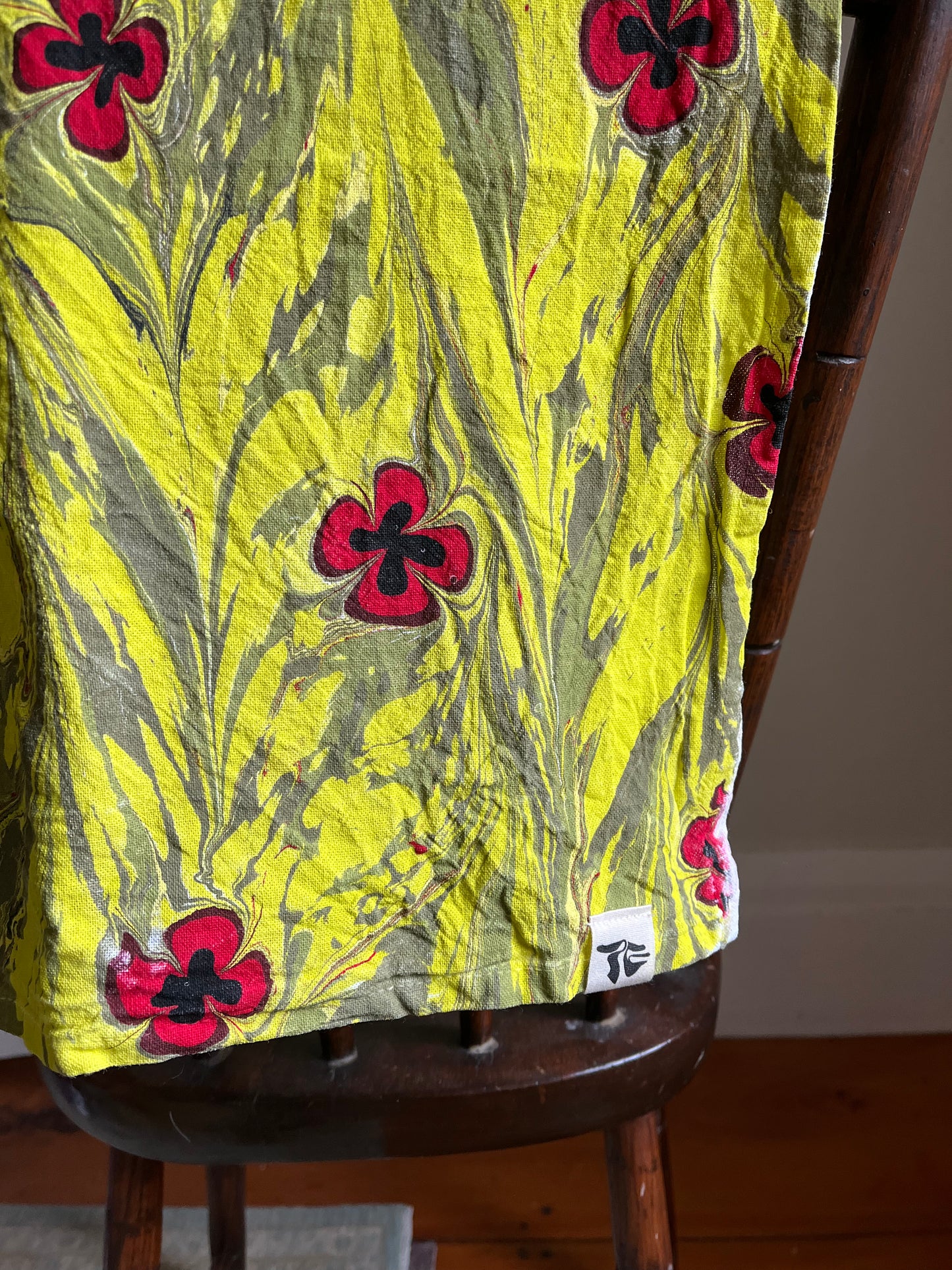 Tea Towel: Falling Poppies