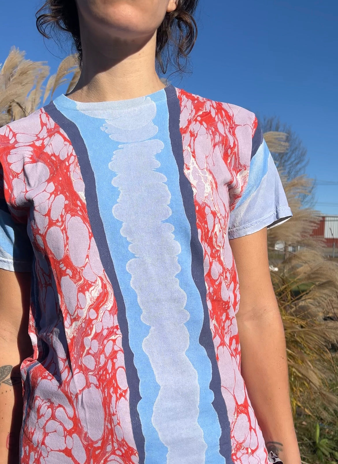 Marbled Tee: A River Runs Through (small)