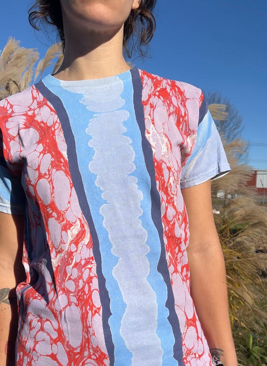 Marbled Tee: A River Runs Through (small)