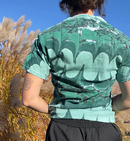 Marbled Tee: Squiggle (small)