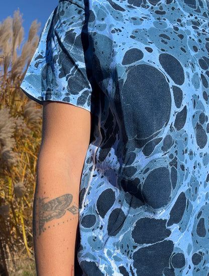 Marbled Tee: Sunken Ship (small)