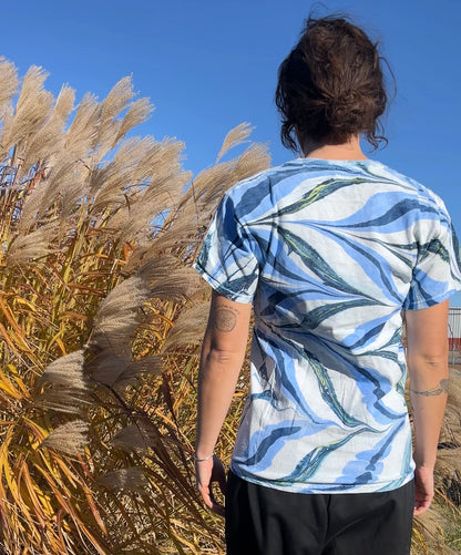 Marbled Tee: Whale Whale Whale (small)