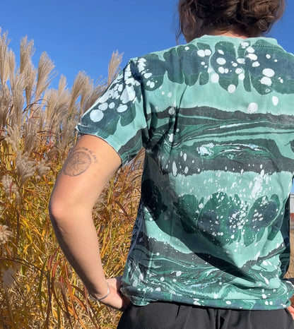 Marbled Tee: Snorkeler (small)