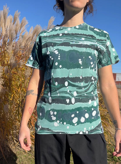 Marbled Tee: Snorkeler (small)