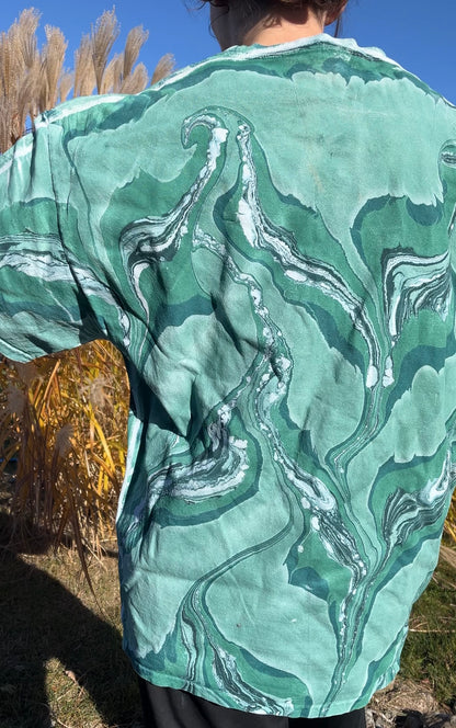 Marbled Tee: Siren Song (xl)