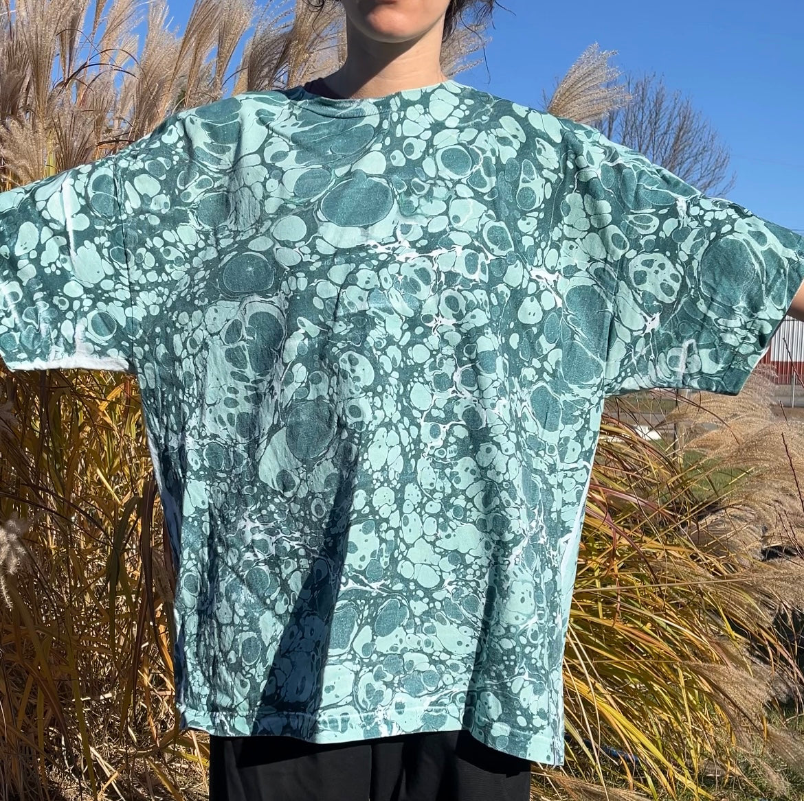 Marbled Tee: Flaky Sea Salt (2xl)