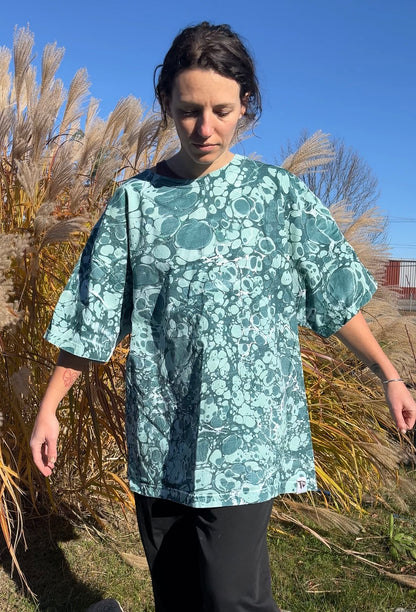 Marbled Tee: Flaky Sea Salt (2xl)