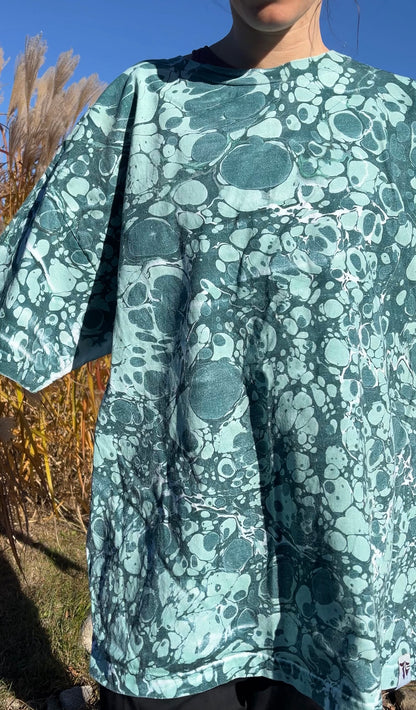 Marbled Tee: Flaky Sea Salt (2xl)
