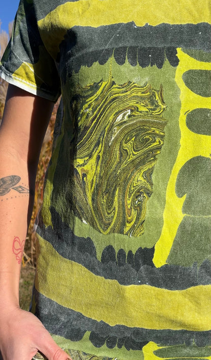 Marbled Tee: Hop Scotch (small)