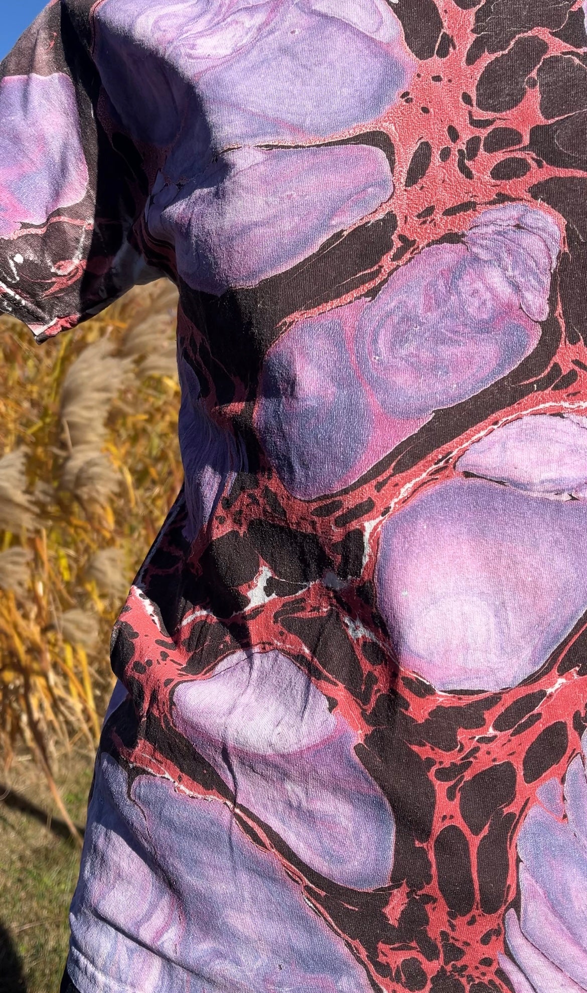 Marbled Tee: Bubblegum Pop (small)