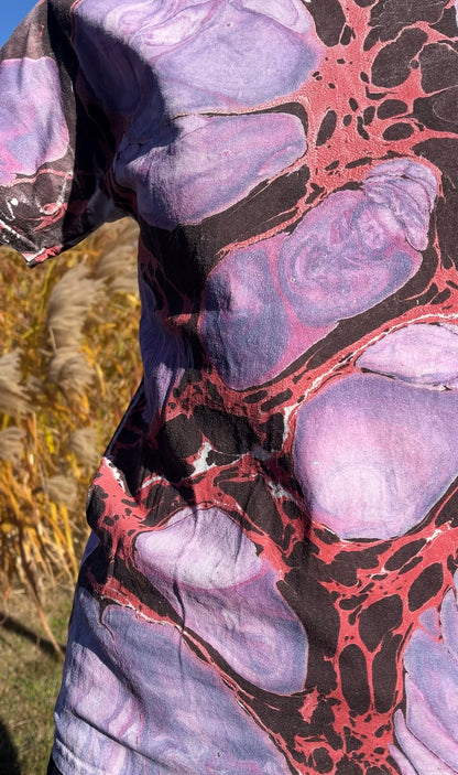 Marbled Tee: Bubblegum Pop (small)
