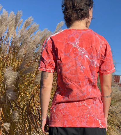 Marbled Tee: Strawberry Ice (medium)