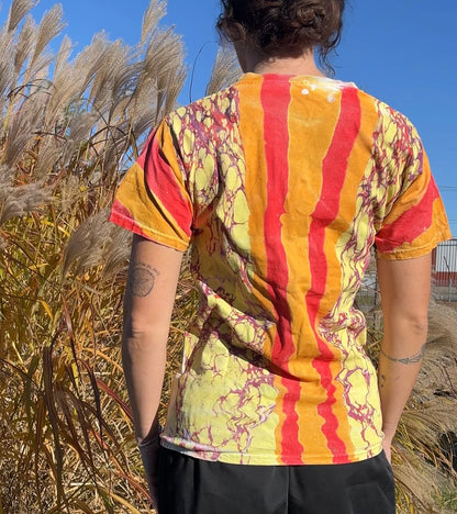 Marbled Tee: Banana Split (small)