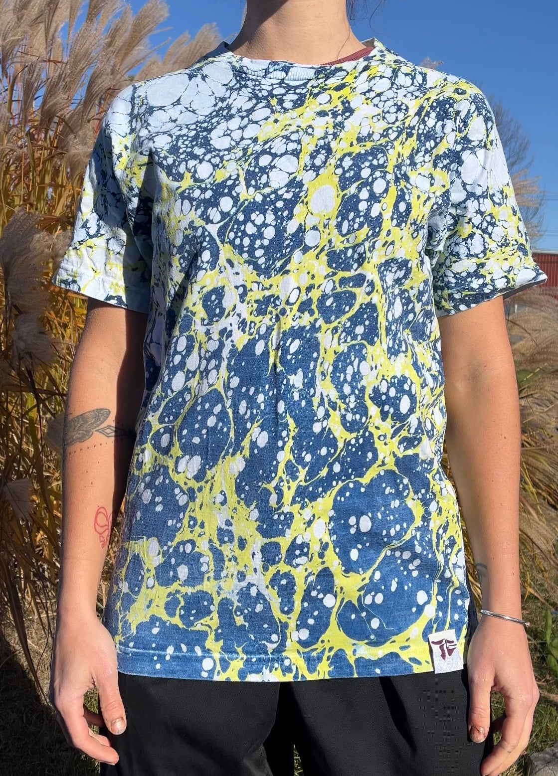 Marbled Tee: Sunbleach (small)