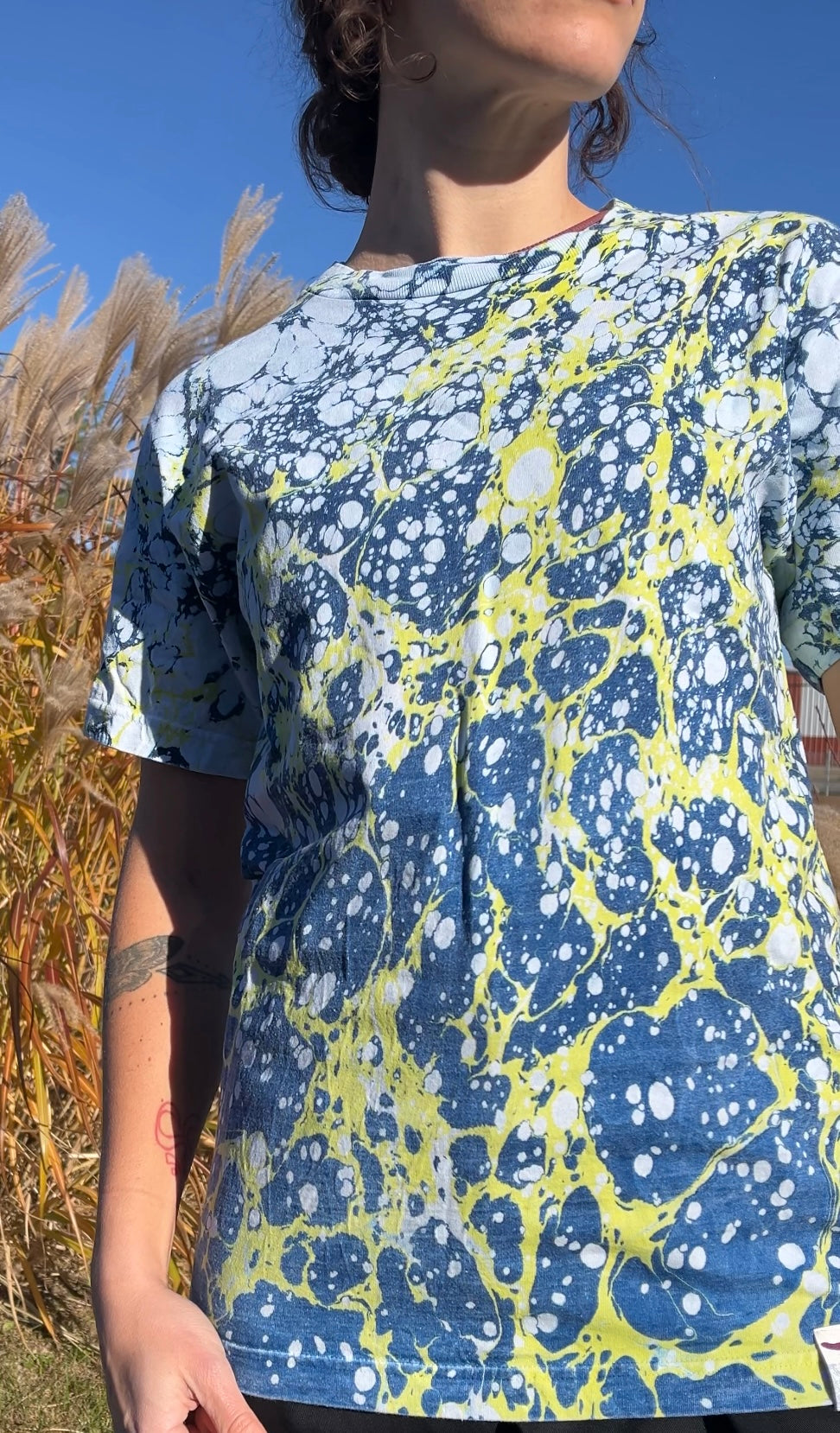 Marbled Tee: Sunbleach (small)