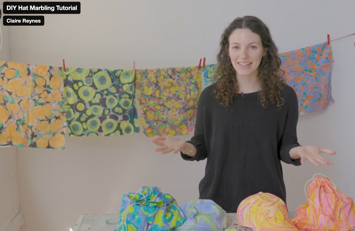 DIY Hat Marbling Kit VIDEO TUTORIAL ONLY