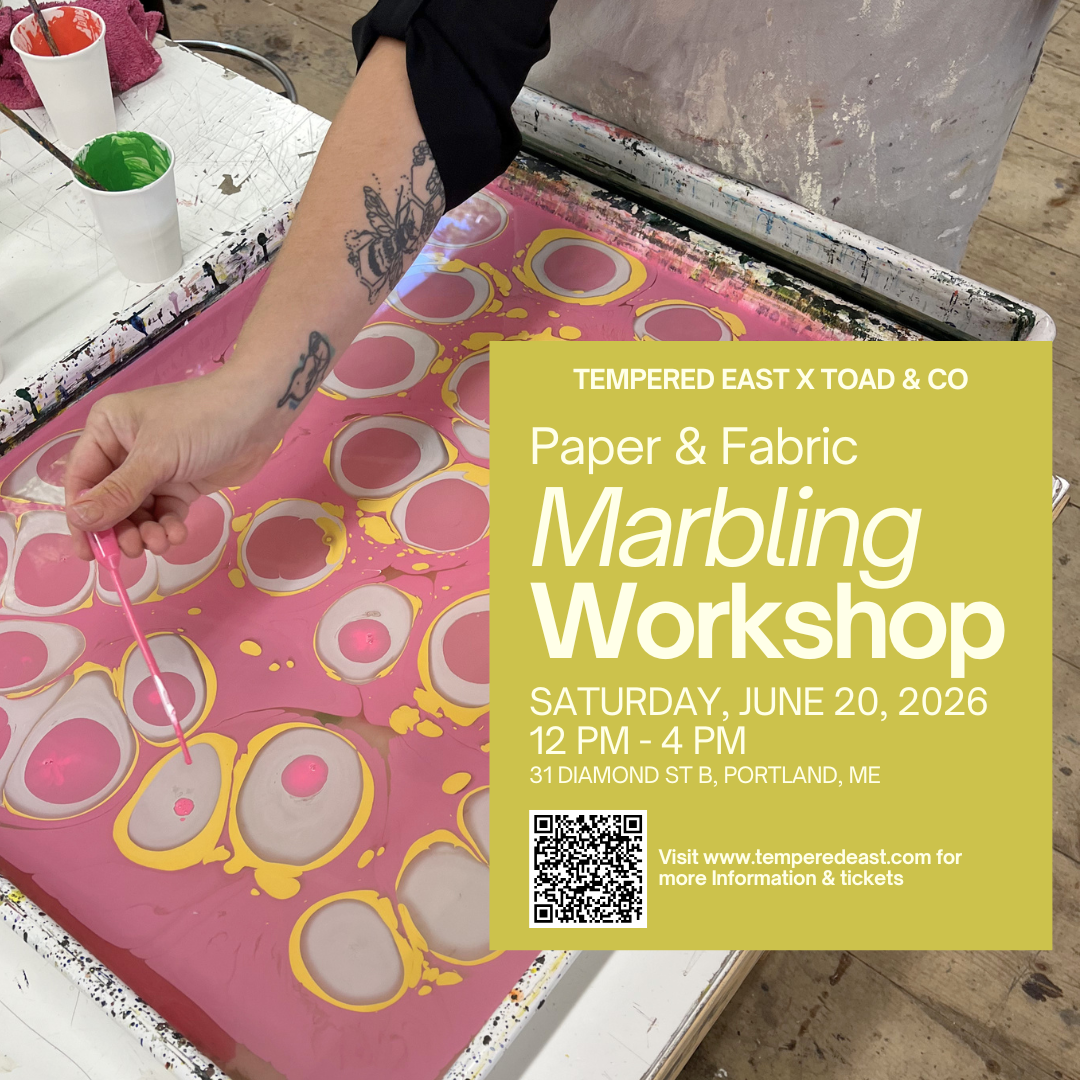 Fabric Marbling Workshop @ Toad & Co